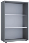 VCM Regal &raquo;Lona XL ohne T&uuml;ren&laquo;, BxHxL: 37 x 110 x 70 cm, Holzwerkstoff - grau