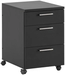 SCHILDMEYER Rollcontainer &raquo;Serie 1500&laquo;, BxH: 41,2 x 60,1 cm, Holzwerkstoff - grau