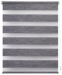 Lichtblick Duo-Rollo, &lrm;Klemmfix, B x L: 100 x 150 cm, Polyester, dunkelgrau