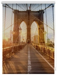 Lichtblick Rollo, &lrm;&lrm;Klemmfix, 45x150 cm&lrm;&lrm;, Brooklyn Bridge, orange