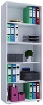 VCM Regal &raquo;Lona XXL ohne T&uuml;ren&laquo;, BxHxL: 37 x 183 x 70 cm, Holzwerkstoff - weiss