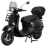 ALPHA MOTORS Motorroller &raquo;Adria&laquo;, 50 ccm, 45 km/h, EURO 5, schwarz, inkl.