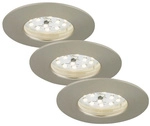 BRILONER Einbauleuchte &raquo;ATTACH&laquo;, 5 W - silberfarben