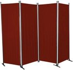 ANGERER FREIZEITM&Ouml;BEL Sichtschutz, Stahl/Polyethylen (PE), HxL: 165 x 220 cm - rot