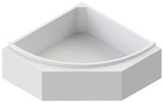 OTTOFOND Wannentr&auml;ger &raquo;Siam&laquo;, BxHxL: 146,7 x 57 x 146,7 cm, wei&szlig; - weiss