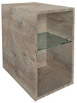 FACKELMANN Regal &raquo;Oxford&laquo;, Nature-Oak, 2 F&auml;cher, BxHxT: 30 x 50,9 x 48,7 cm -