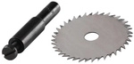 WOLFCRAFT Schlitzs&auml;ge, &Oslash;: 45 mm, Werkzeugstahl (WS) - silberfarben