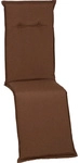 BEO Stuhlauflage &raquo;Turin&laquo;, braun, BxL: 46 x 171 cm