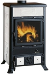 La Nordica-Extraflame&reg; Kaminofen &raquo;Rosella R1&laquo;, weiss, Keramik, 8,8 kW, Zeitbrand