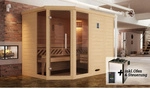 WEKA Massivholzsauna &raquo;KEMI&laquo;, BxHxT: 245 cm x 200 cm x 195 cm - braun