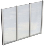 SKANHOLZ Seitenwand, B x H: 78,5 x 200 cm, Holz, Farbe: schiefergrau