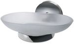 FACKELMANN Glasablage &raquo;Vision&laquo;, BxHxT: 13 x 6 x 12 cm - silberfarben