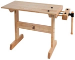 HOLZMANN-MASCHINEN Kinder-Werkbank &raquo;WB80MICRO&laquo;, mit Schraubstock - braun