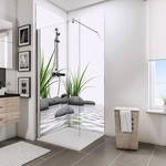 SCHULTE Duschr&uuml;ckwand-Set &raquo;ExpressPlus DecoDesign&laquo;, BxH: 90 x 210 cm,