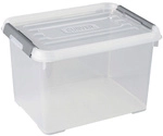 CURVER Aufbewahrungsbox, BxHxL: 40 x 26 x 29 cm, Kunststoff - silberfarben