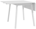 HOMCOM Esstisch, LxBxH: 110 x 86 x 75 cm - weiss