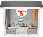 ALPINA Wandfarbe &raquo;Bad & K&uuml;che&laquo;, Sturmwolke, matt, 2,5 L - grau