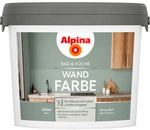ALPINA Wandfarbe &raquo;Bad & K&uuml;che&laquo;, Salbei, matt, 2,5 L - gruen