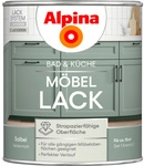 ALPINA M&ouml;bel-Lack &raquo;Bad & K&uuml;che&laquo;, Salbei, seidenmatt, 750 ml - gruen