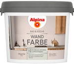 ALPINA Wandfarbe &raquo;Bad & K&uuml;che&laquo;, Magnolie, matt, 2,5 L - rosa