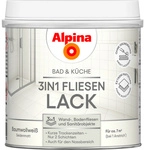 ALPINA Fliesen-Lack &raquo;Bad & K&uuml;che&laquo;, Baumwollwei&szlig;, seidenmatt, 500 ml - weiss