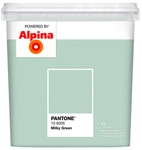 ALPINA Wandfarbe &raquo;PANTONE&laquo;, Milky Green, matt, 5 l - gruen