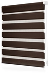 Lichtblick Duo-Rollo, &lrm;Klemmfix, B x L: 60 x 220 cm, Polyester, dunkelbraun