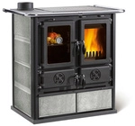 La Nordica-Extraflame&reg; Holzherd &raquo;Rosetta Sinistra&laquo;, panna/beige, Stahl, 7,9 kW -