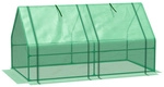 Outsunny Folien-Gew&auml;chshaus, LxBxH: 90 x 180 x 90 cm - gruen
