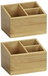 WENKO Organizer, Bambus, braun