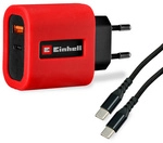 EINHELL USB-Ladeger&auml;t, Fast Charger, 65 W - rot