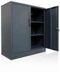 Ondis24 Aktenschrank, BxHxT: 78 cm x 90 cm x 39 cm cm, grau