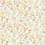 Rasch Selbstklebende Vliestapete &raquo;Daisy&laquo;, 6,00x0,53m Blumen bunt - weiss