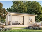 PALMAKO Gartenhaus &raquo;Amanda&laquo;, Aufstellma&szlig;e BxTxH: 639 x 340 x 280 cm,