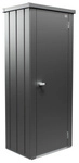 BIOHORT Terrassenschrank &raquo;Julia&laquo;, BxHxT: 77,7 x 180,9 x 57 cm, dunkelgrau-metallic