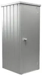 BIOHORT Terrassenschrank &raquo;Julia&laquo;, BxHxT: 77,7 x 180,9 x 87 cm, silber-metallic -