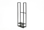 Westmann Kaminholzregal &raquo;Porthos&laquo;, BxHxT: 40 x 120 x 20 cm, Stahl - schwarz