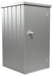 BIOHORT Terrassenschrank &raquo;Julia&laquo;, BxHxT: 77,7 x 140,2 x 87 cm, silber-metallic -