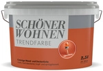 SCH&Ouml;NER WOHNEN FARBE Dispersionsfarbe &raquo;Trendfarbe&laquo;, Aperitivo, matt, 2,5 l - rot