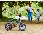 Kinderfahrrad &raquo;Avengers&laquo;, Grau, 14 Zoll - blau - Gr&ouml;&szlig;e 14 Zoll