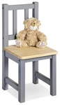 Pinolino Kinderstuhl, BxHxL: 26 x 55 x 26 cm, grau/natur