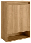 FACKELMANN Doppel-Midischrank &raquo;NATURA&laquo;, 2 T&uuml;ren, Asteiche, BxHxT: 60,2 x...