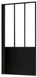 SCHULTE Badewannenfaltwand &raquo;Komfort &laquo;, 1-teilig, 80 x 140 cm, Mattschwarz,...