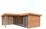 PALMAKO Pavillon &raquo;Lenna&laquo;, Aufstellma&szlig;e BxTxH: 628 x 628 x 245 cm, tauchgrundiert,