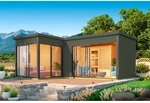 LASITA MAJA Gartenhaus &raquo;Domeo&laquo;, BxHxT: 619,6 x 250,8 x 519,6 cm (Au&szlig;enma&szlig;...