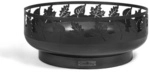 CookKing Feuerschale &raquo;Toronto 80&laquo;, BxHxT: 80 x 33 x 80 cm, schwarz