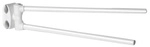 XIMAX Handtuchstange, Kunststoff, BxHxT: 7 x 7 x 39 cm - weiss