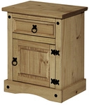 M&ouml;bilia Nachttisch, BxHxL: 53 x 67 x 38 cm, Kiefernholz - braun