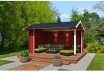 LASITA MAJA Gartenhaus &raquo;San Diego&laquo;, BxHxT: 465 x 273,6 x 389 cm (Au&szlig;enma&szlig;e...