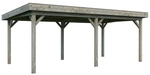 PALMAKO Pavillon &raquo;Lenna&laquo;, BxHxT: 588 x 245 x 300 cm, Grau